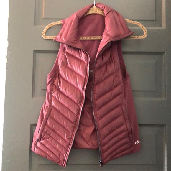 ALO Yoga Jackets & Blazers - Mauve Alo Vest Small